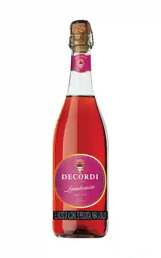 Vino Lambrusco Decordi Rosato