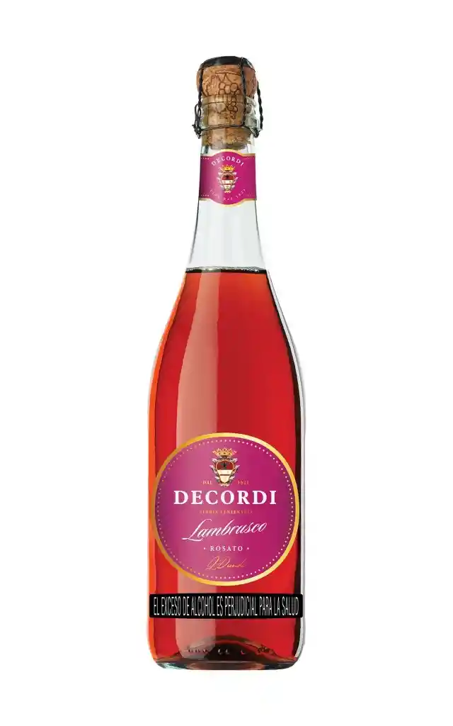 Vino Lambrusco Decordi Rosato