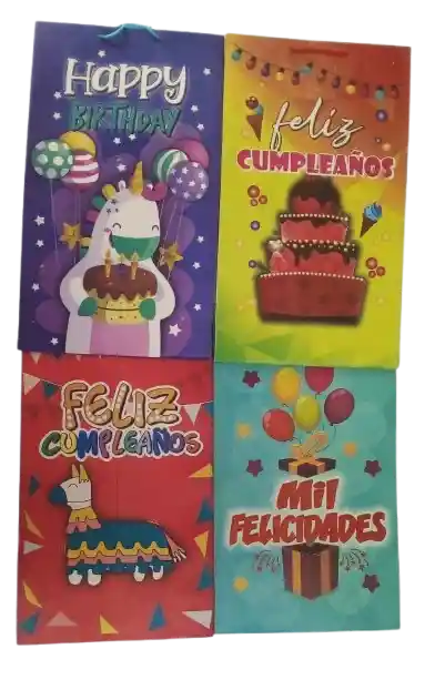 Bolsas Para Regalo De Cumpleaños Ocasiones Especiales 22x38cm