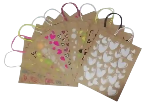 Bolsa De Papel Kraft Para Regalo