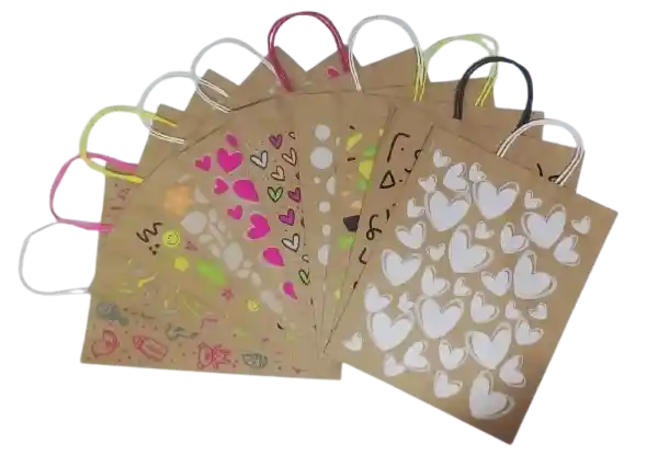 Bolsa De Papel Kraft Para Regalo