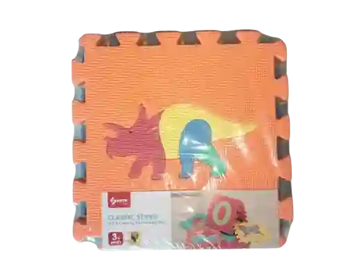 Tapete En Foamy Para Bebe Didactico Armable Dinosaurios
