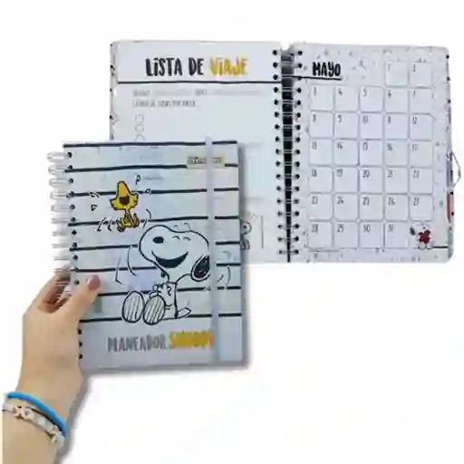 Agenda Planeador Permanente Snoopy Peanuts Primavera