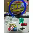 Pista De Carro Para Ensamblar 39 Piezas Y Accesorios Juguete