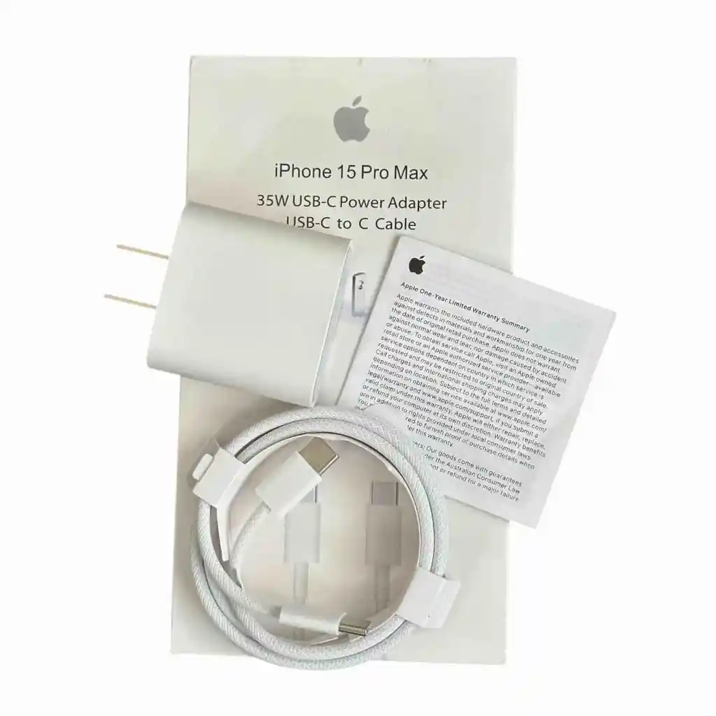 Cargador Para Iphone 15 Y 16 | 35w Carga Rápida