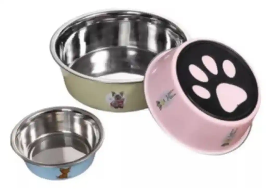 Comedero Bowl Metálico Antideslizante