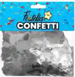 Confetti Para Globo De Corazones Platiado