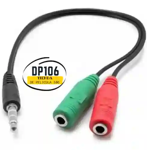 Cable Convertidor Audio Y Micrófono