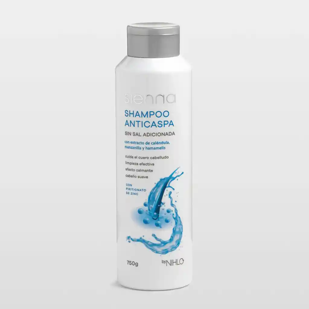 Shampoo Anticaspa Sienna 750ml