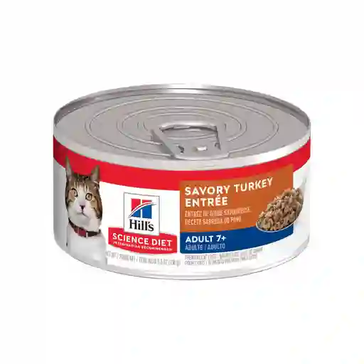 Hills Lata Gato Mature 7+ Pavo 5.5 Oz