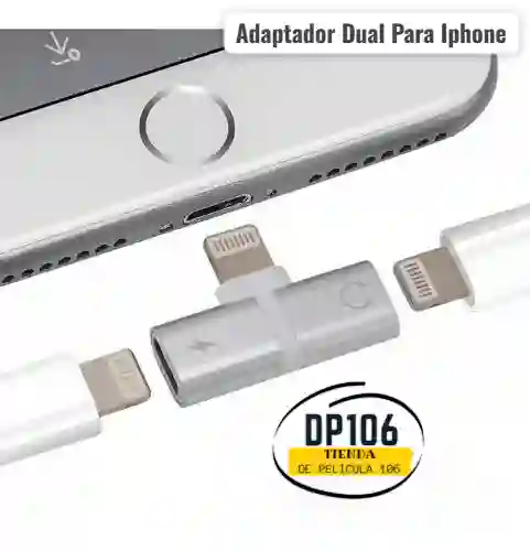 Adaptador Dual Para Iphone