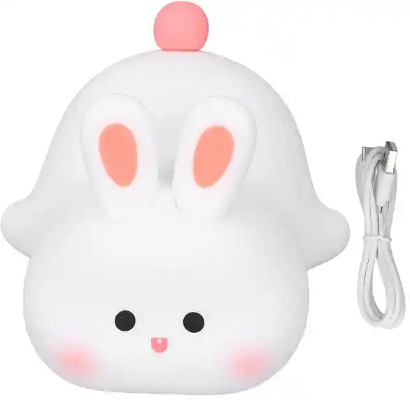 Lámpara Conejo Táctil De Silicona