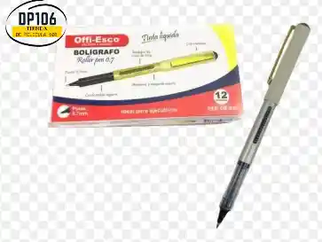 Esfero / Boligrafo Roller Pen 0.7 Offi-esco Lapicero X 1 Und