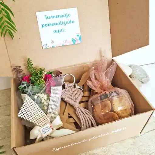 Regalo Amor Y Amistad : Mini Bouquet 💐+ Llavero + Galletas Del Corazón