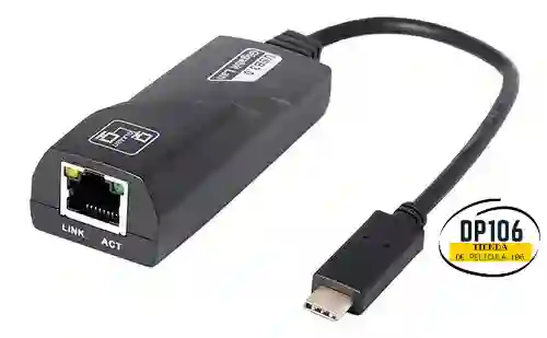 Adaptador Tipo C A Ethernet Red 10/100/1000mbps Gigabit