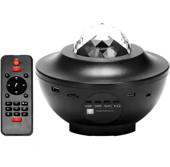 Proyector De Luz Estrellas Galaxia Bluetooth Usb