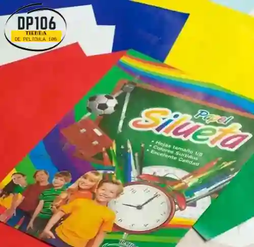 Papel Silueta X 10 Hojas