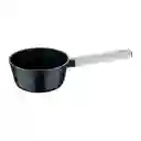 Cacerola Con Tapa Bergner Lines 16 Cm Negro Aluminio Forjado