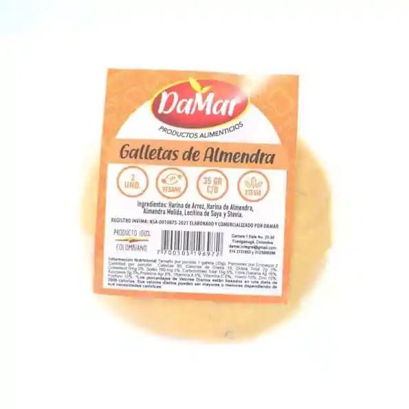 Galleta De Almendra X2und Damar