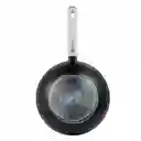 Wok Bergner Lines 26 Cm Negro Aluminio Forjado