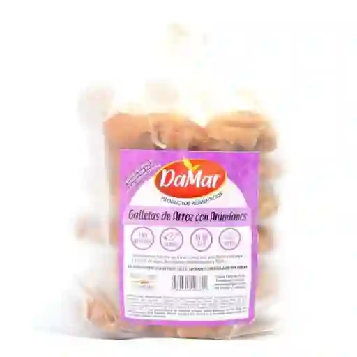 Galleta De Arroz Arandanos X6und Damar