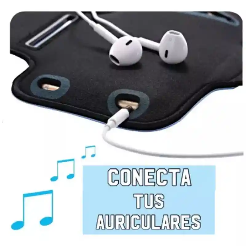 Brazalete Deportivo Para Celular Color Negro