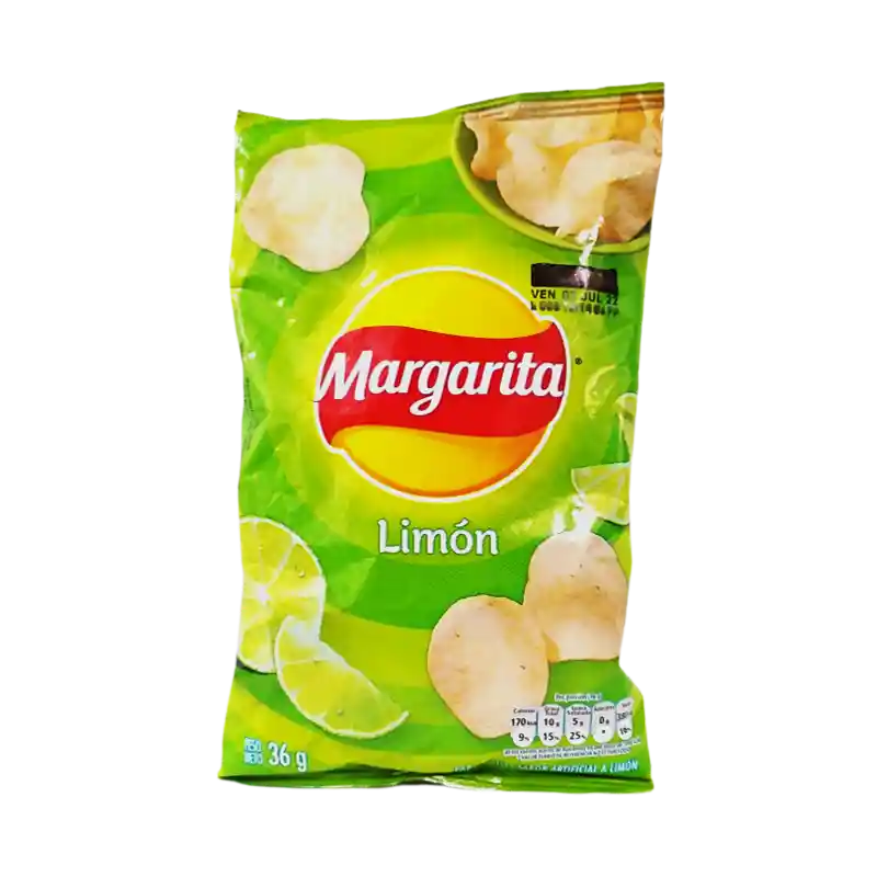Papas Margarita Limón Pequeña - 36g