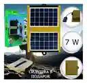 Cargador Solar Plegable Con Panel Solar Cl-670 6v 7w
