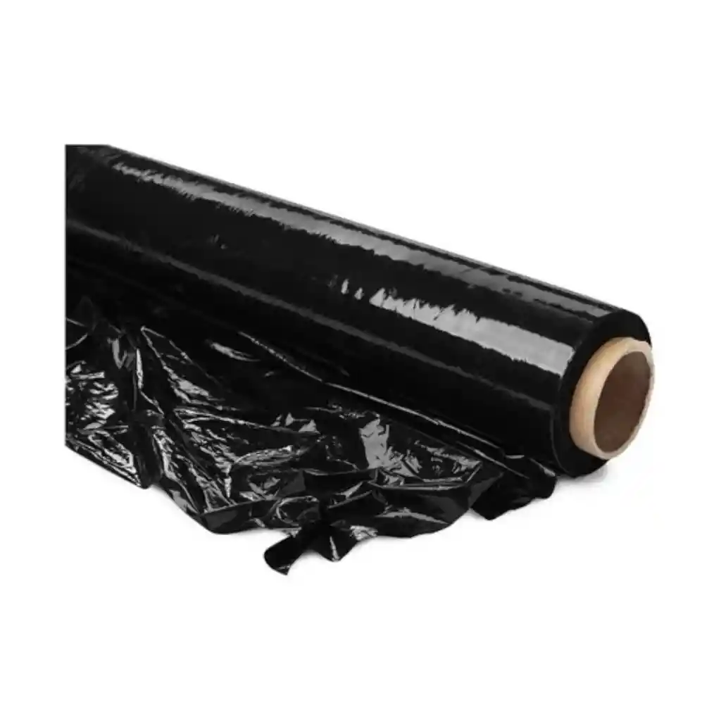 Rollo De Vinipel Negro Stretch 12cm X 300mts