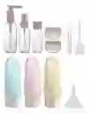 Juego Kit De Botellas Para Viaje X 11 Piezas Reutilizables 002