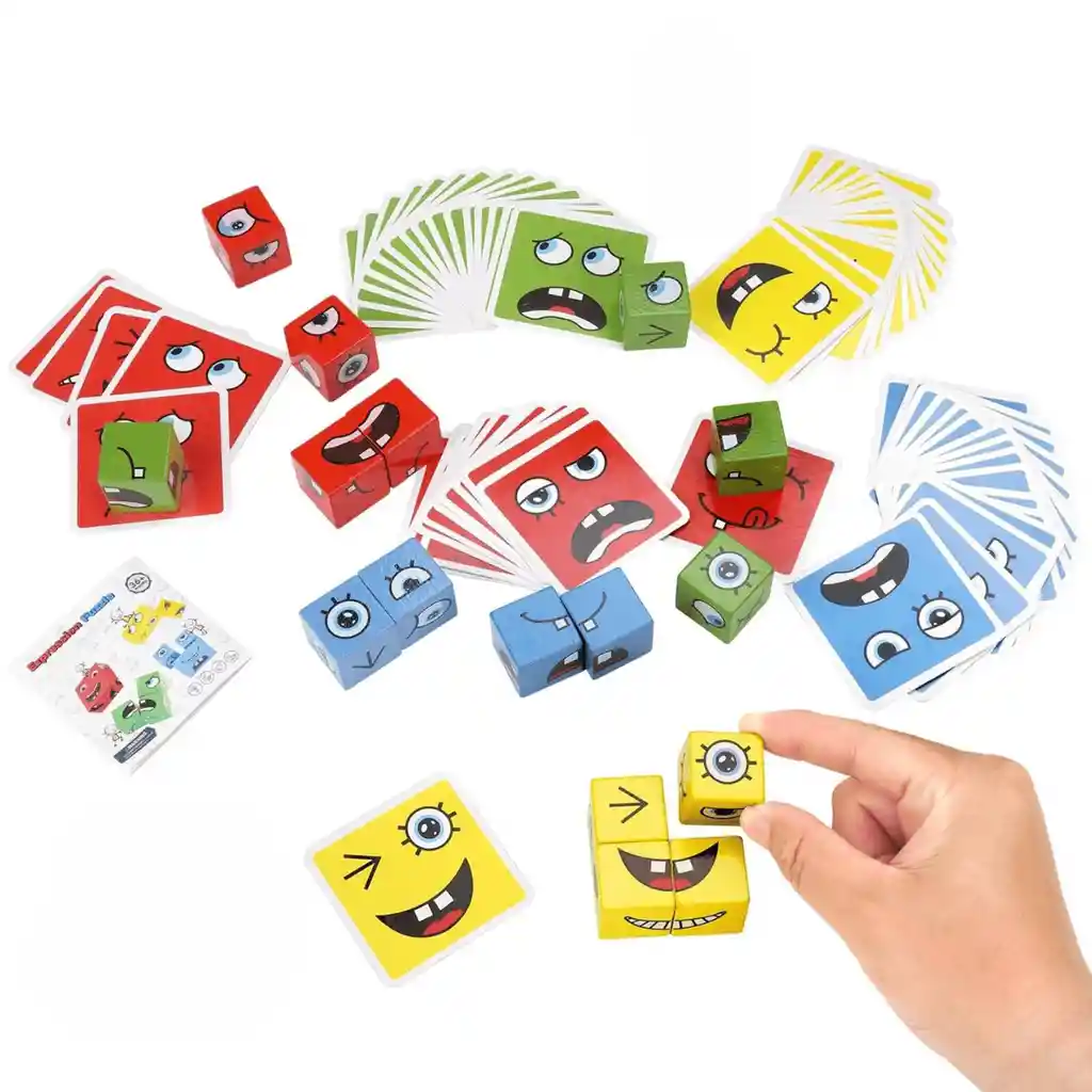 Juego De Mesa Cambia Caras Montessori
