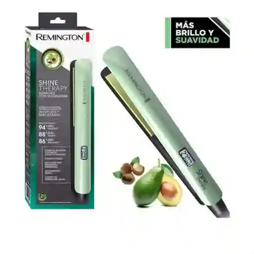 Plancha Alisadora Remington Shine Therapy Aguacate Original