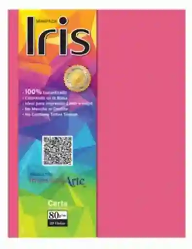 Cartulina Iris 1/8 X 10 Hj Fucsia. 160 Gr