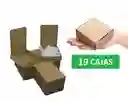 Mini Cajas De Regalo X 19 Empaques Troqueladas 10x10x2cm