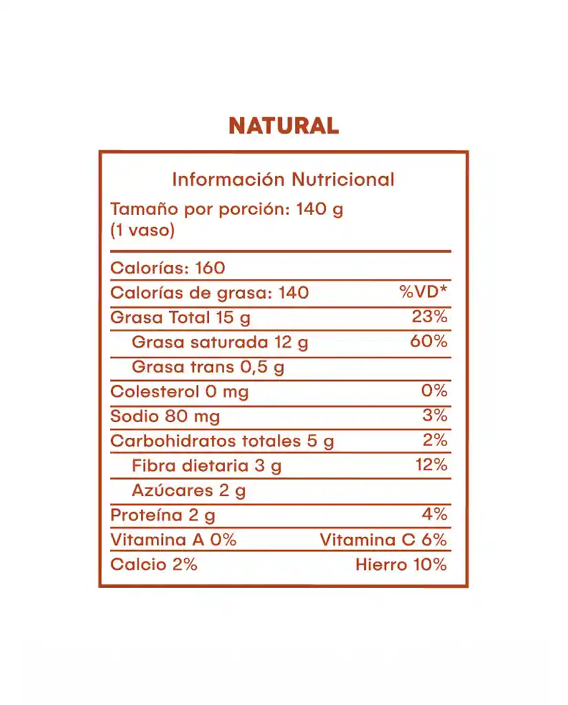 Yogur Natural Bodai 40 Gr