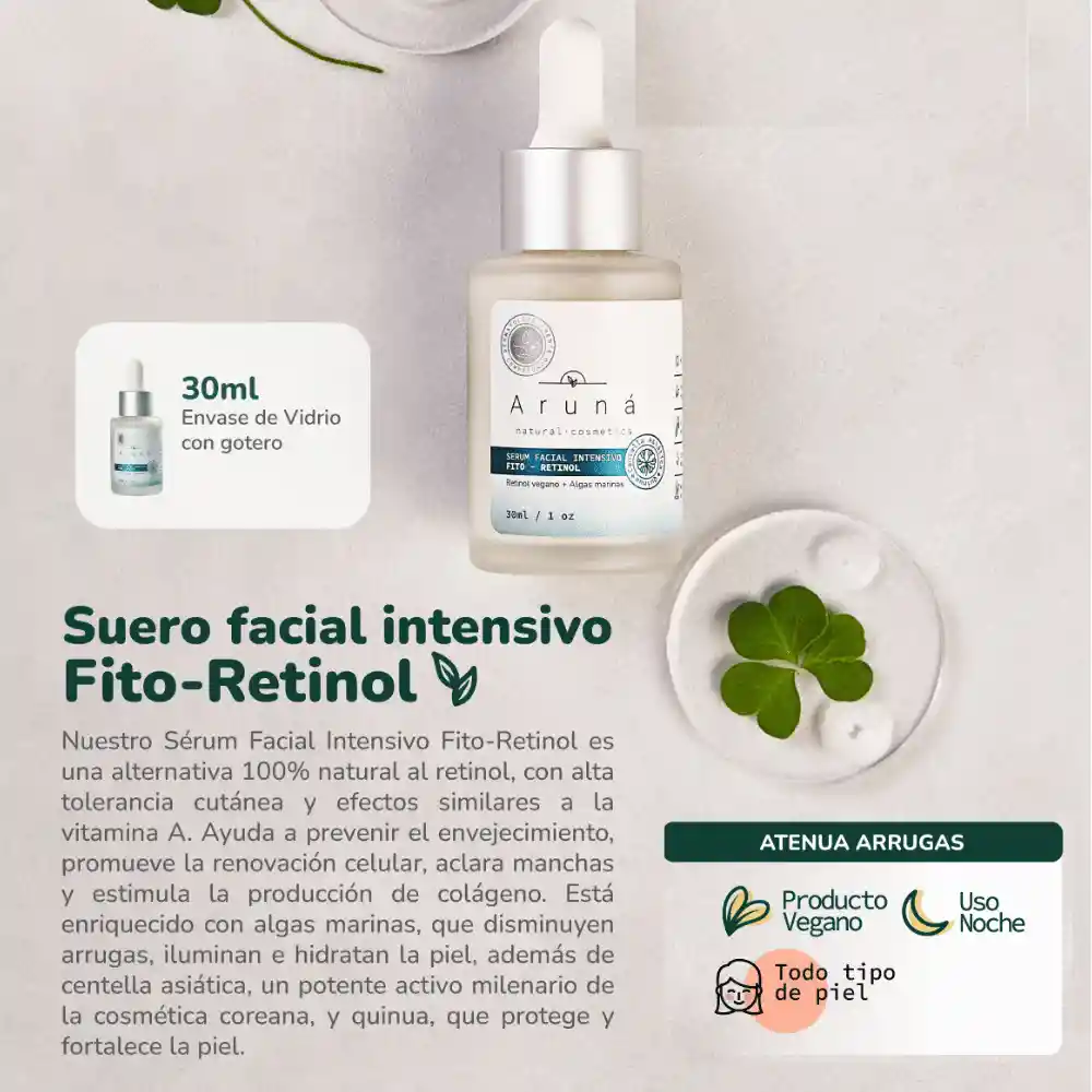 Serum Facial Intensivo Fitoretinol Aruna