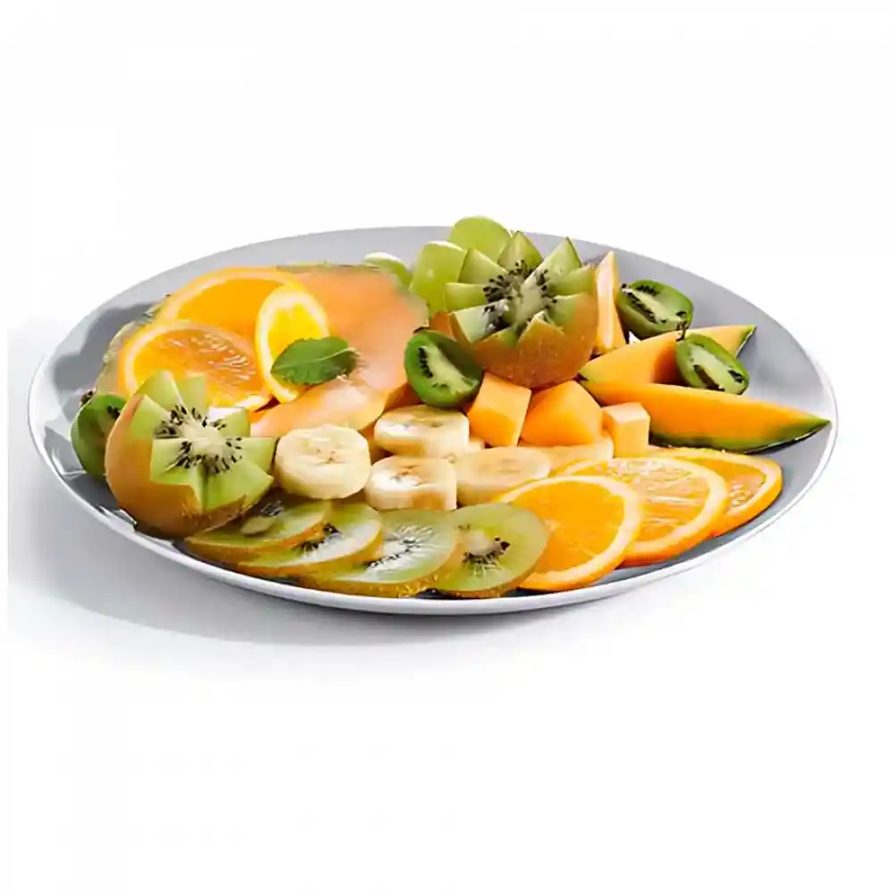 Plato Cena Luminarc Diwali 27 Cm Gris Vidrio Opal