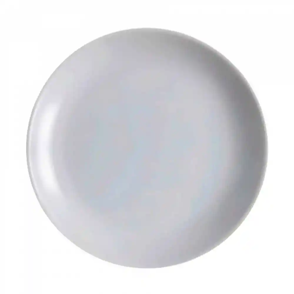 Plato Cena Luminarc Diwali 27 Cm Gris Vidrio Opal