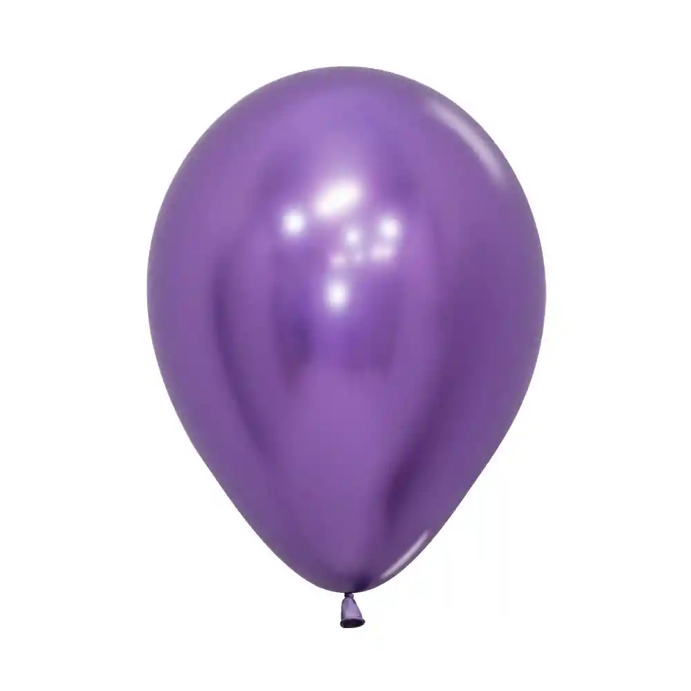Globos Bombas Latex Redondo Fiesta R-5 X 20 Unidades Reflex Violeta Sempertex
