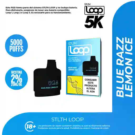 Stlth Loop Pod Blue Razz Lemon Ice (20mg/ml)