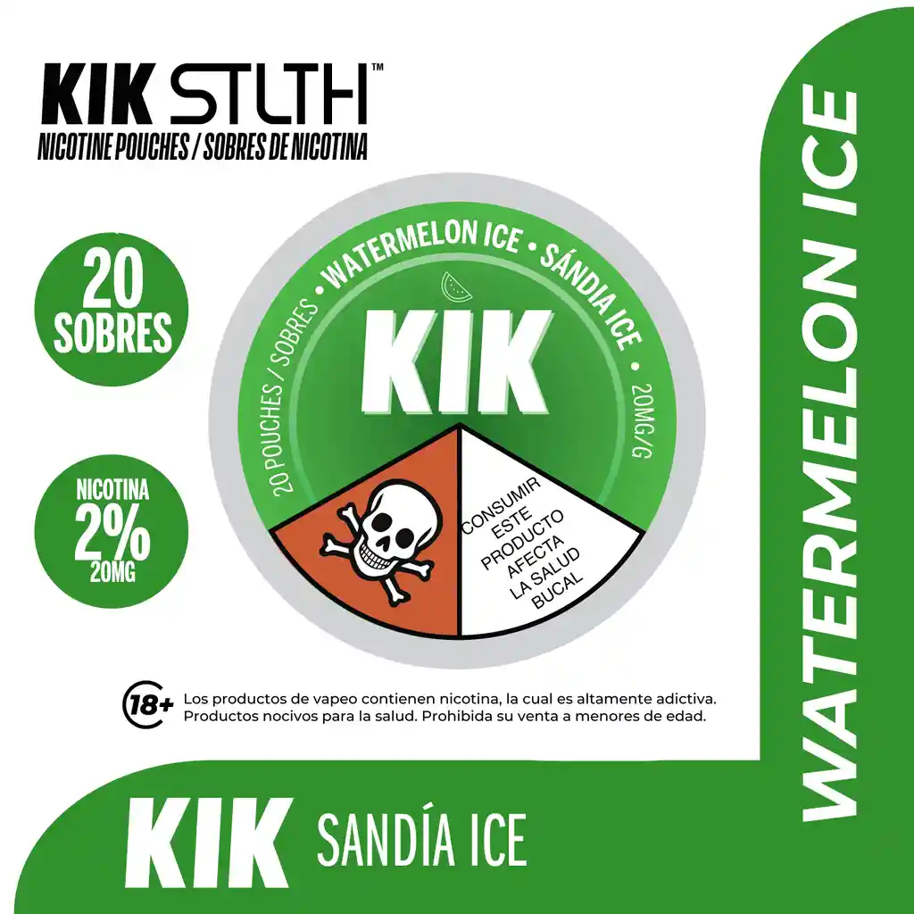 Kik - Watermelon Ice (20mg/g)