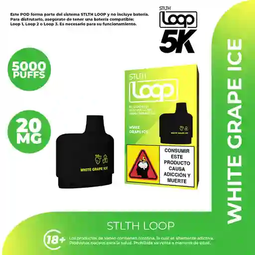 Stlth Loop Pod White Grape Ice (20mg/ml)