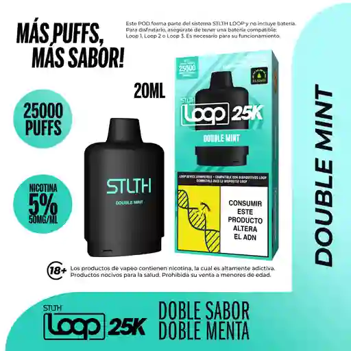 Stlthloop 25k Pod Double Mint