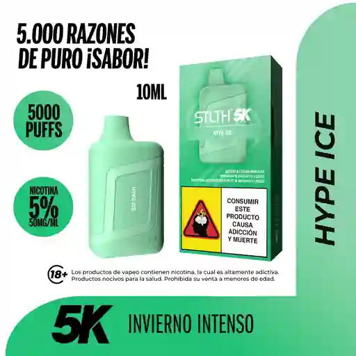Stlth 5k Disposable Hype Ice