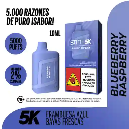 Stlth 3k Disposable Blue Raspberry (20mg/ml)