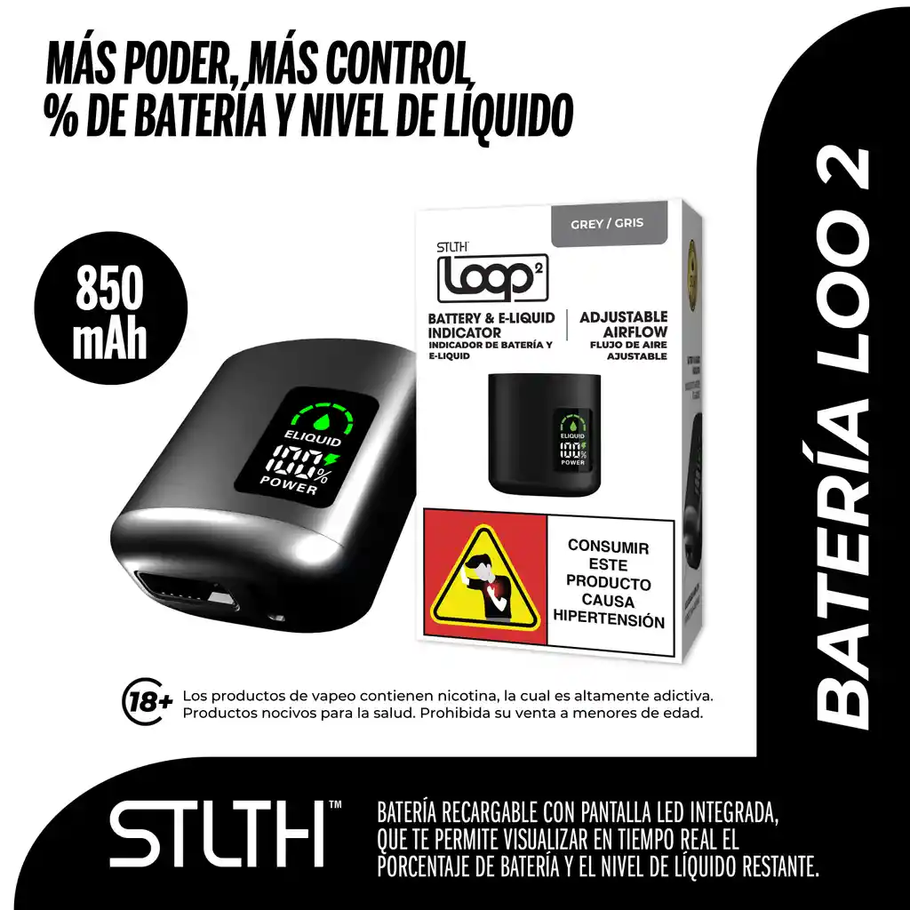 Stlth Loop 2 Device - Grey