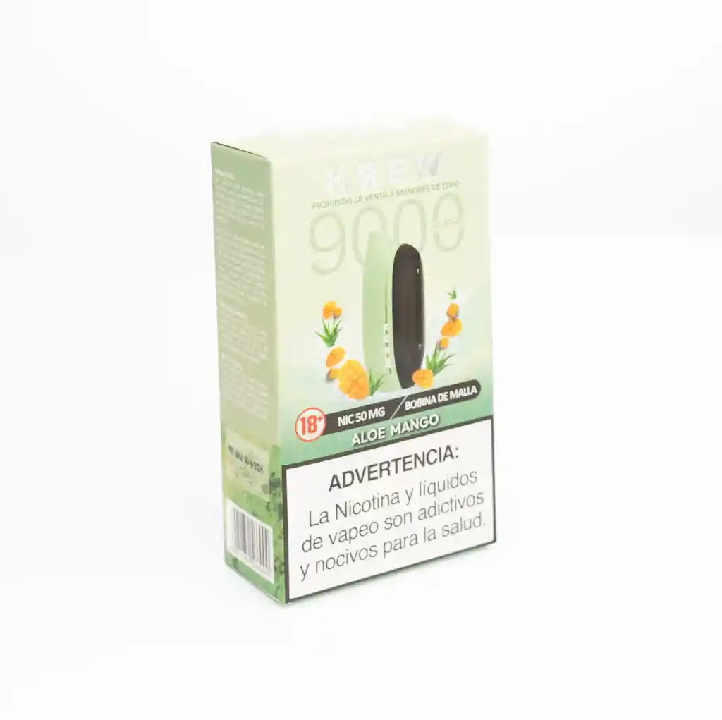 Vapeador 9000 Puff Aloe Mango Krew