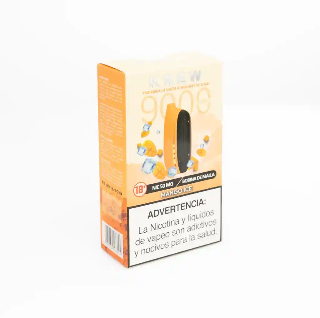 Krew Vapeadores 9000 Puff Mango Ice