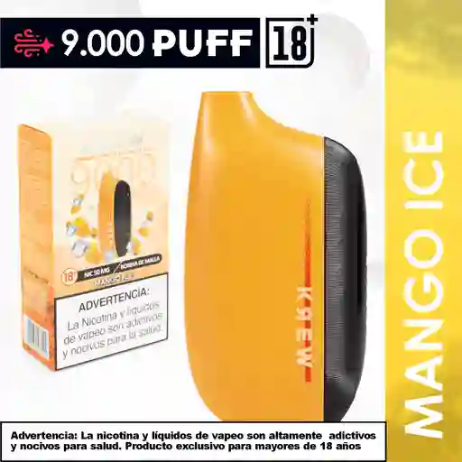 Krew Vapeadores 9000 Puff Mango Ice