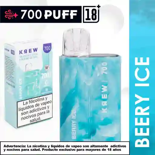 Krew Vapes 700 Puff Berry Ice